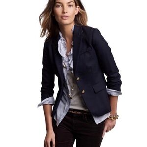 J. Crew Schoolboy Blazer in Navy